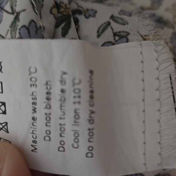 Allegra K XL ruffle neck flutter sleeve floral top - Picture 5 of 6